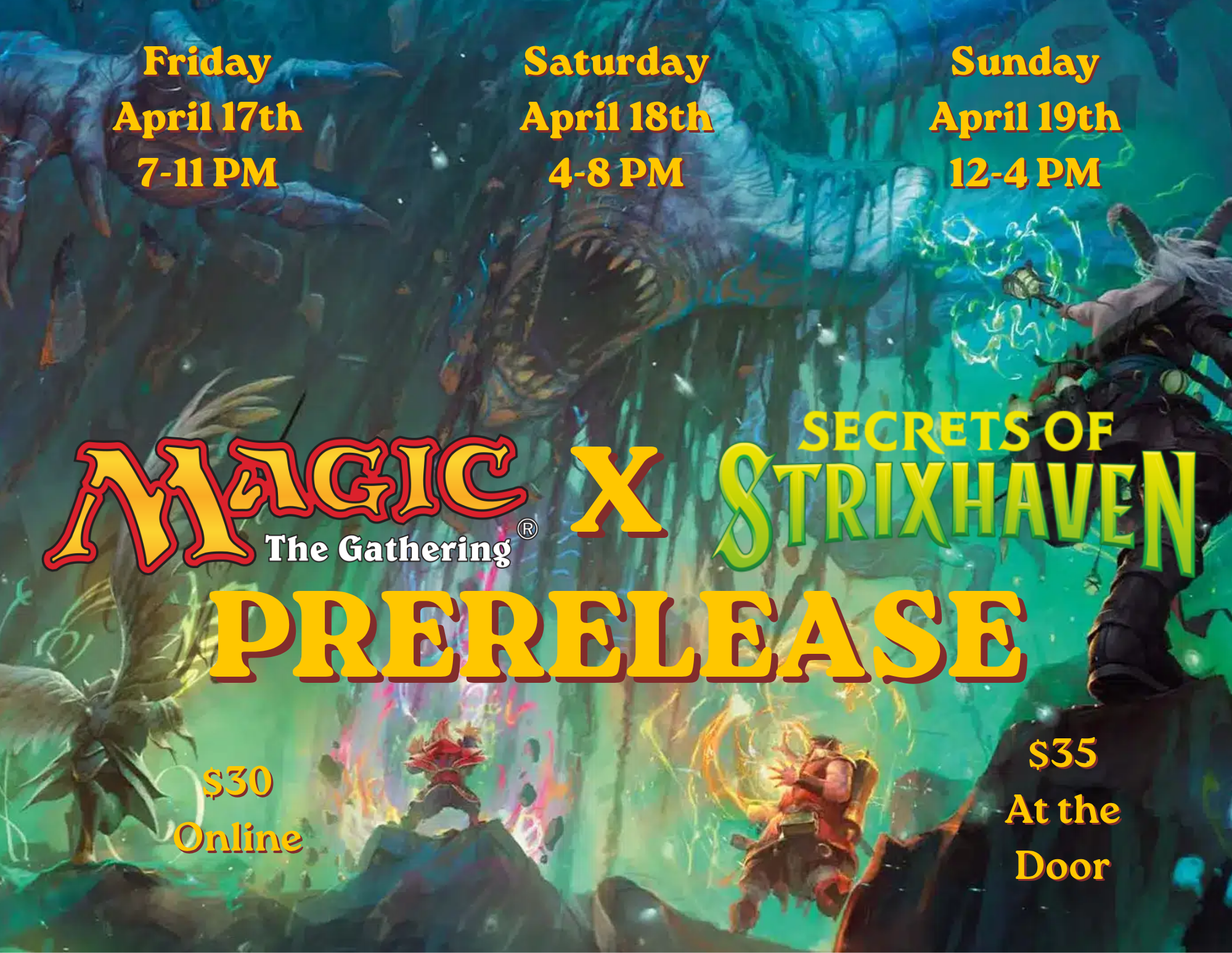 MTG Strix Prerelease! 4/17