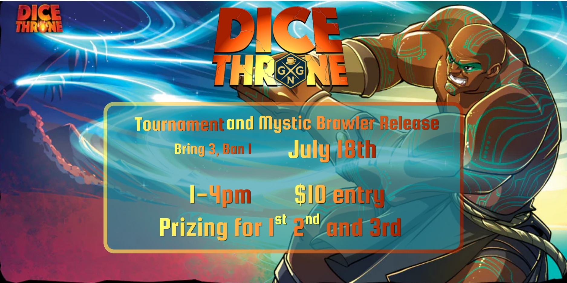 Dice Throne Tournament Poster (website) (600 X 300 Px)