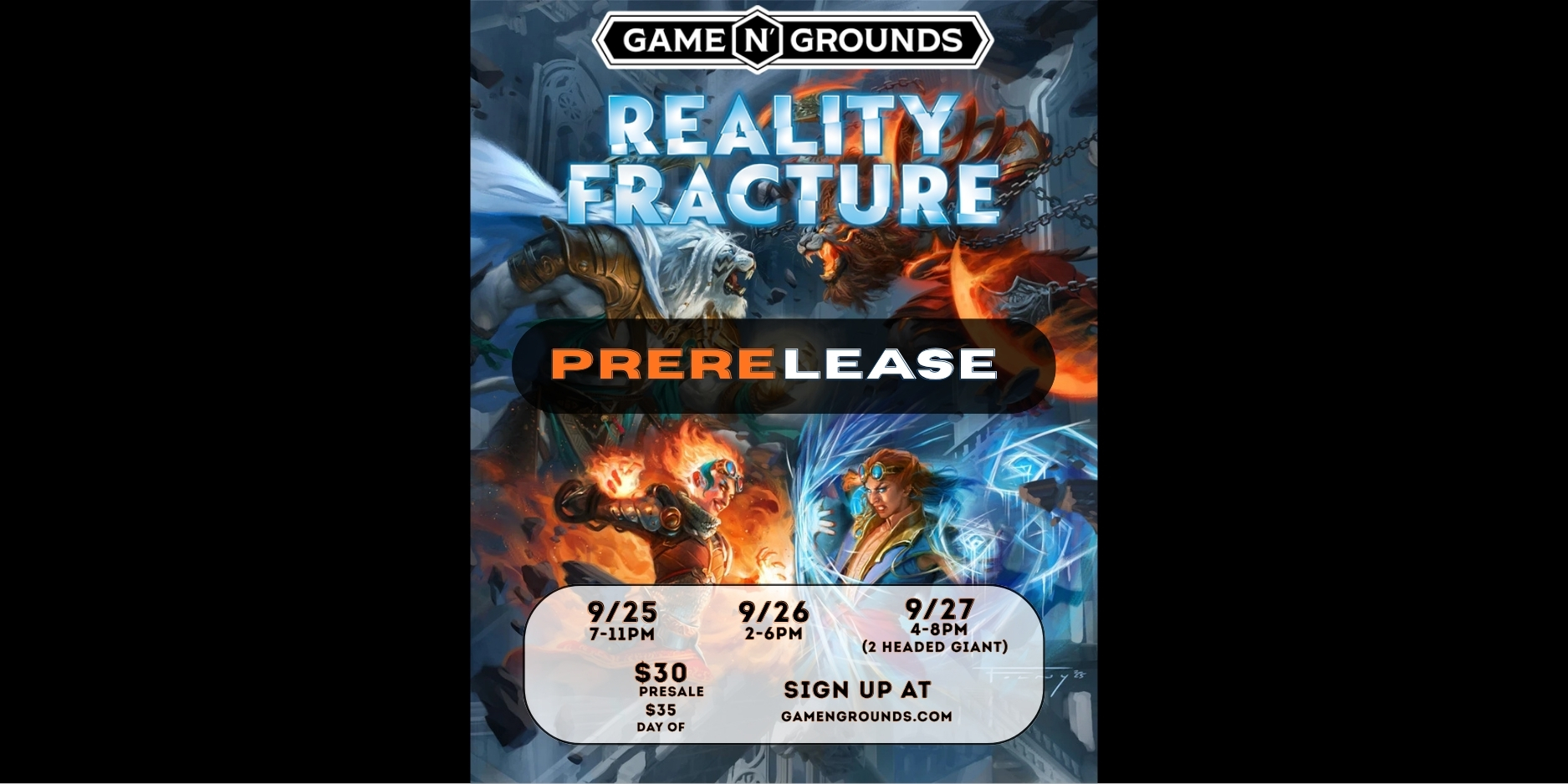 Reality Fracture Prerelease (600 X 300 Px) (1)
